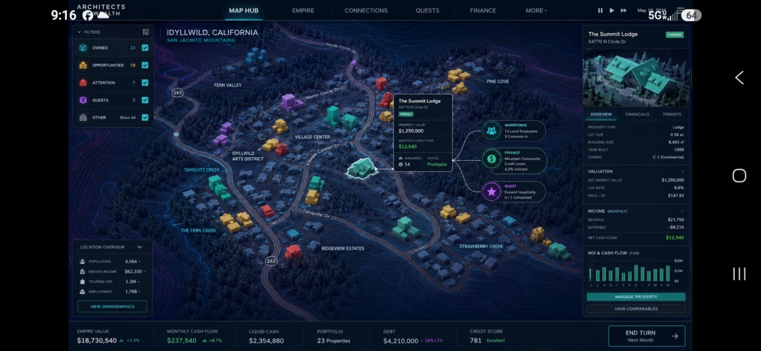 Map concept · Visual target, not a gameplay screenshot.